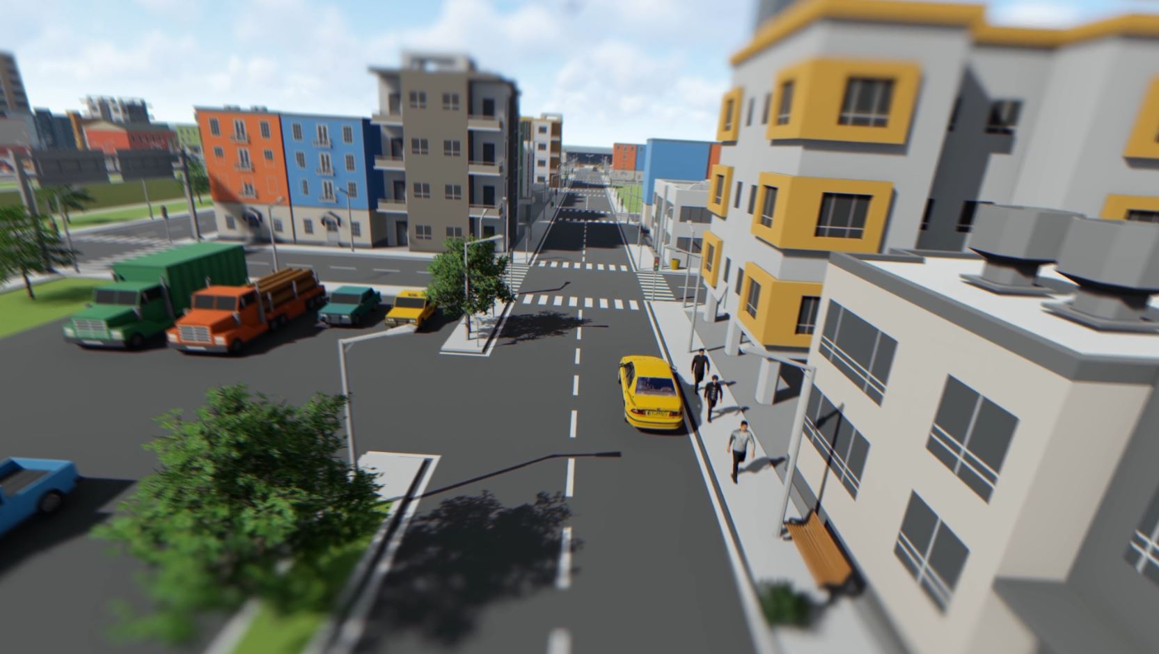 موشن گرافیک سه بُعدی عملکرد لیفت تراک کشتی