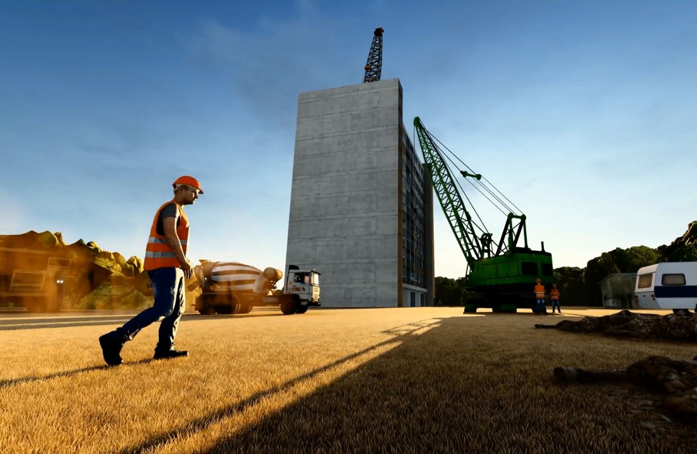 موشن گرافیک سه بعدی آلودگی صوتی فعالیت‌های ساختمانی