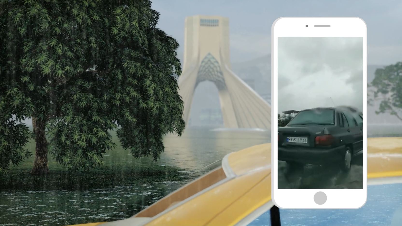 تیزر تلویزیونی «اقدامات شهرداری برای مهار سیلاب در تهران»