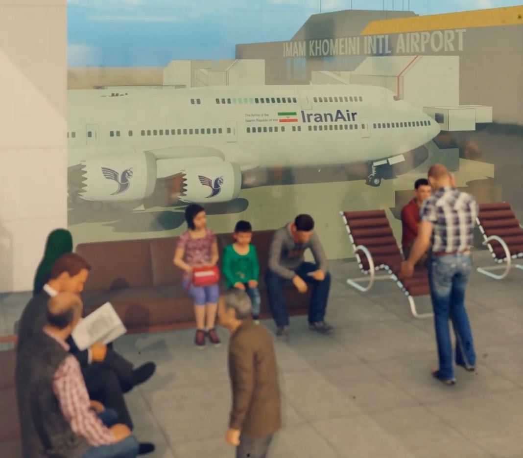 موشن گرافیک سه بعدی «مهار سیلاب در میدان آزادی»