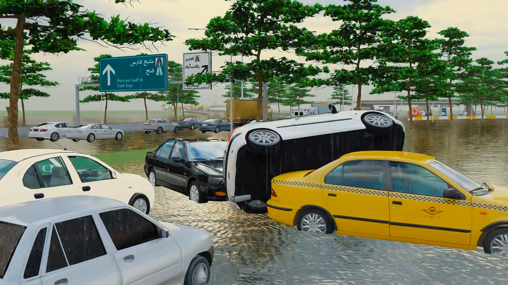 موشن گرافیک جمع آوری آبهای سطحی | شهرداری ناحیه ۷ منطقه ۱۸ تهران